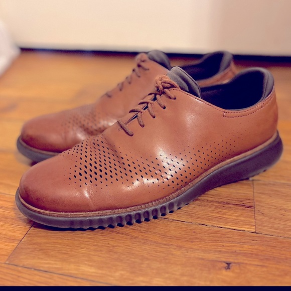 Men's 2.ZERØGRAND Laser Wingtip Oxfords, 11 - Picture 2 of 2